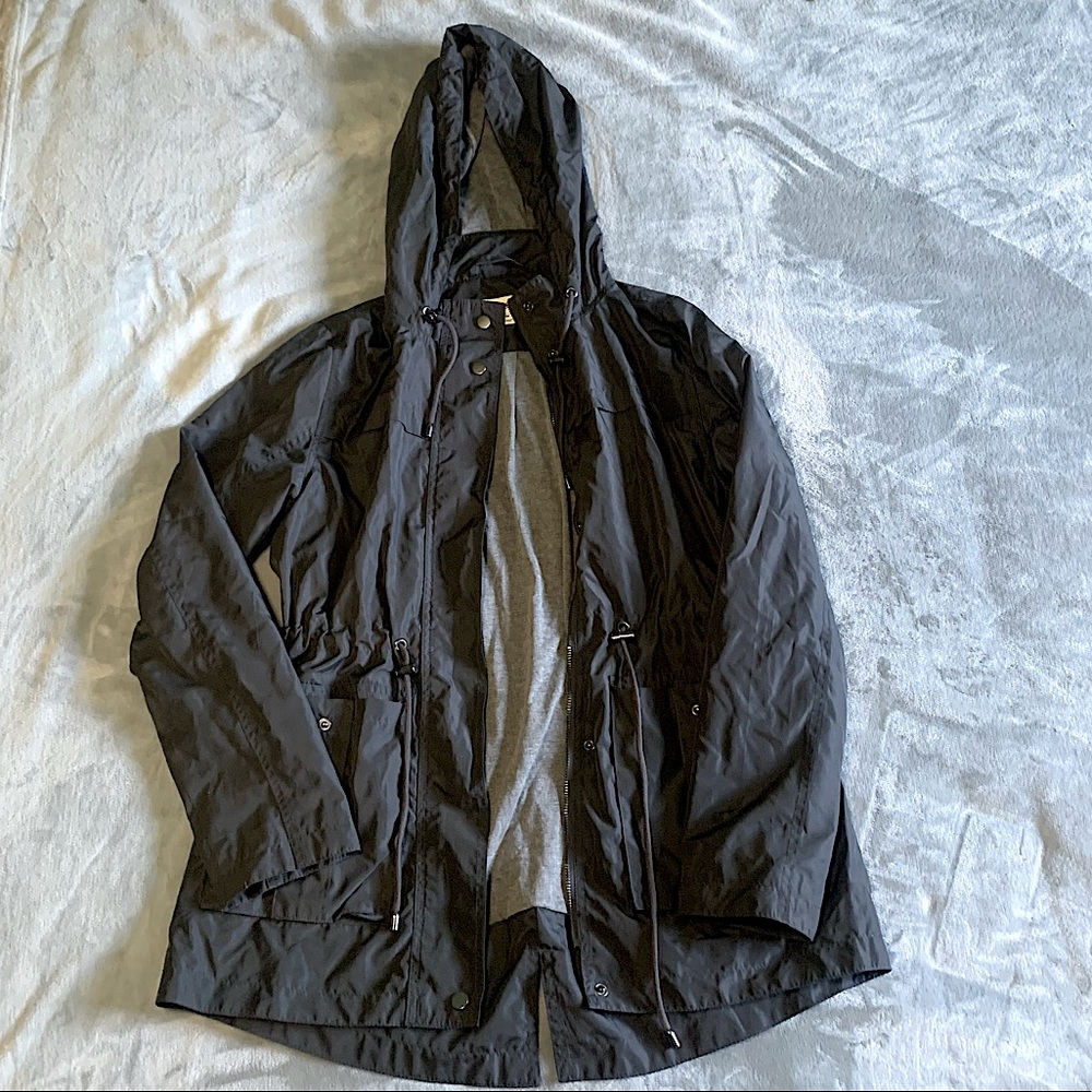 Merona Black Rain Jacket